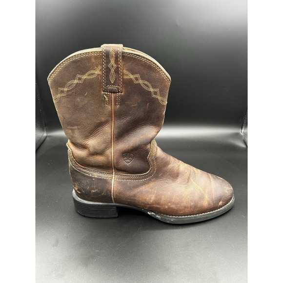 Ariat Other - Ariat Heritage Roper Boots Men's 8 D Distressed Brown Leather Western 10002284